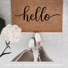 Kokos Fußmatte Hello (VE = 6 Stk)
