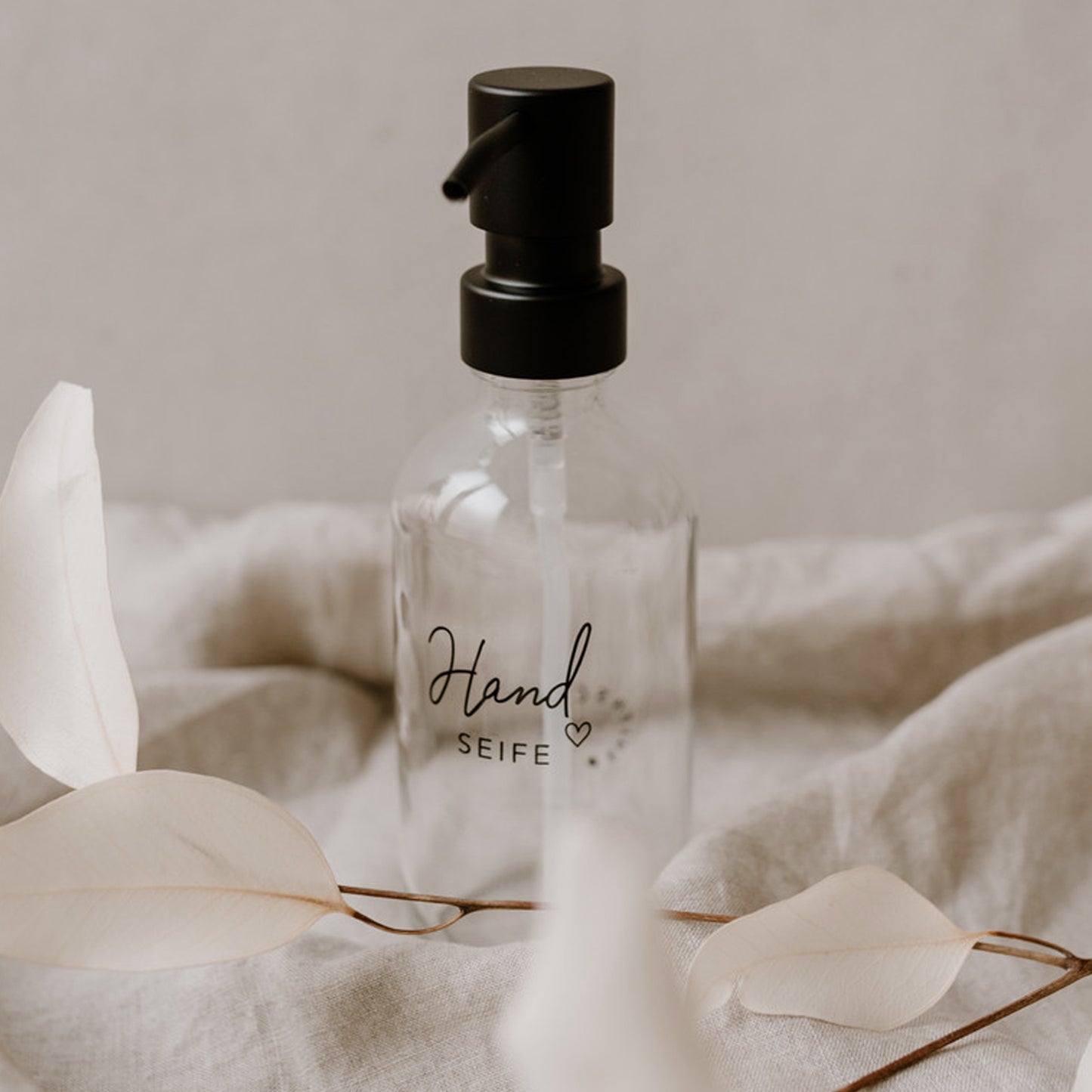 Distributeur de savon Handseife transparent 250ml (UE = 6 Pièces)