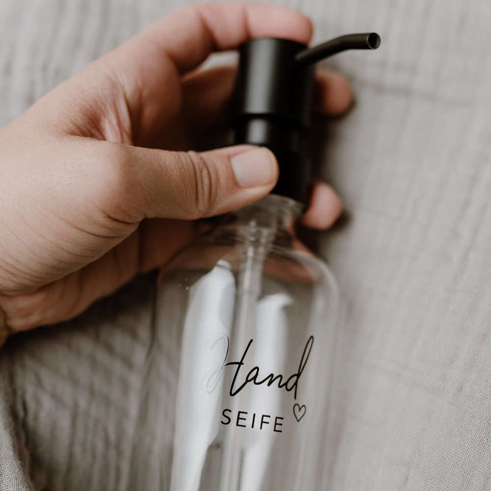 Distributeur de savon Handseife transparent 250ml (UE = 6 Pièces)