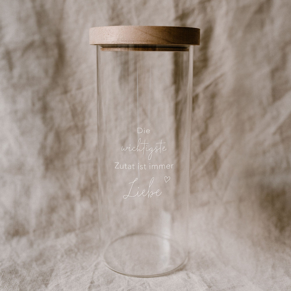 Vorratsglas Liebe 25cm (VE = 4 Stk)