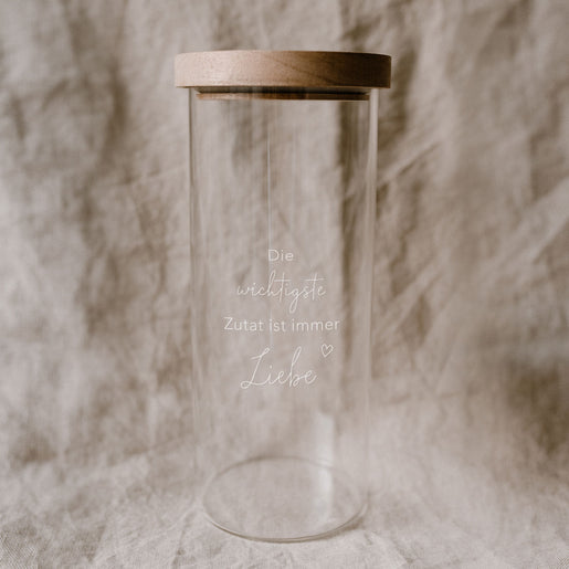 Vorratsglas Liebe 25cm (VE = 4 Stk)
