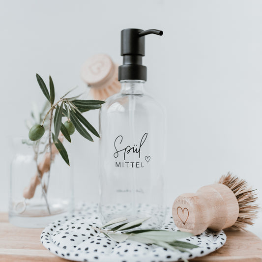 Seifenspender Spülmittel transparent 500ml (VE = 6 Stk)