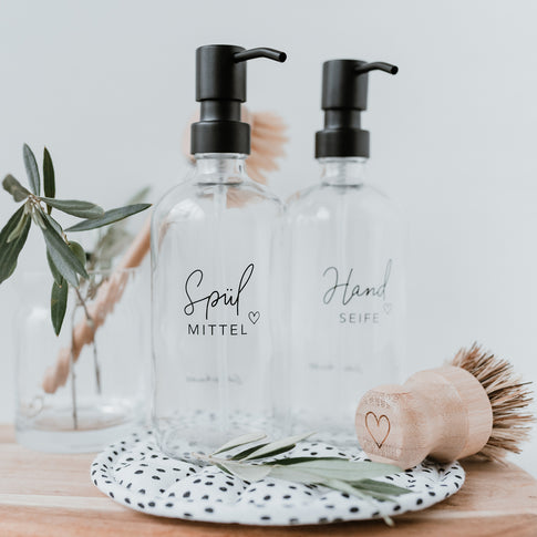 Distributeur de savon Spülmittel transparent 500ml (UE = 6 Pièces)