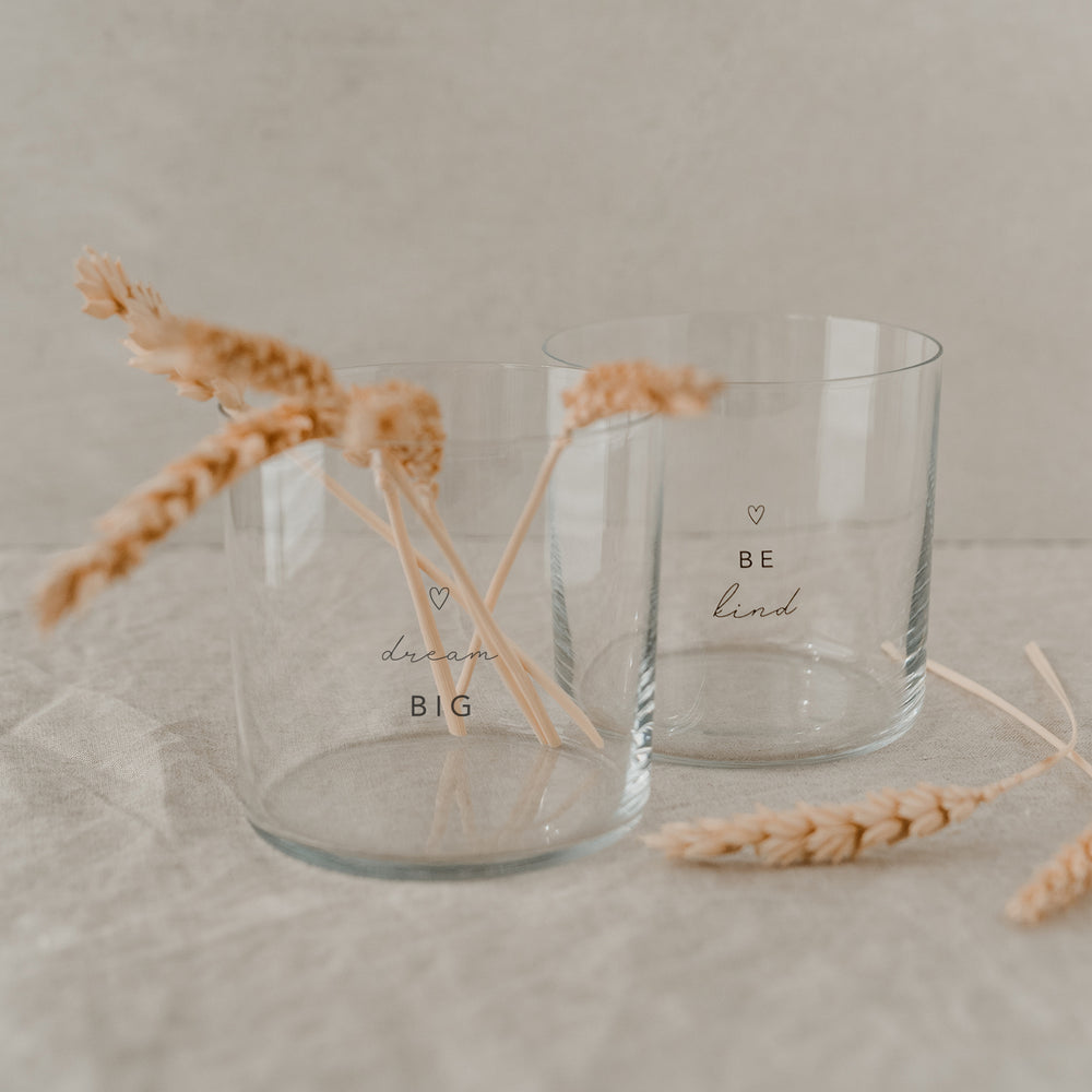 Drinking glass in a set of 2 Dreams black (PU = 4 sets)
