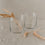 Trinkglas im 2er Set Herz schwarz (VE = 4 Sets)