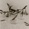 Verres à eau en lot de 2 coeur blanc (UE = 4 Ensembles)