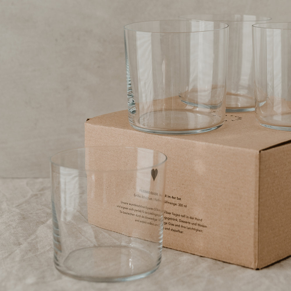 Trinkglas im 4er Set (VE = 4 Sets)