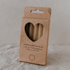 Pailles en verre Hello Love 13cm en lot de 4 (UE = 10 Ensembles)