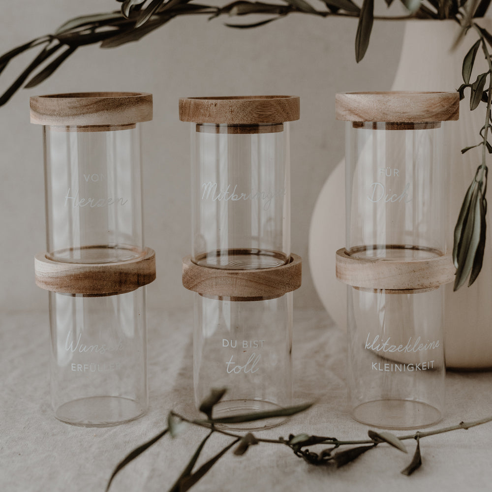 Mini Storage Jars Für Dich in a Set of 6 (PU = 2 sets)