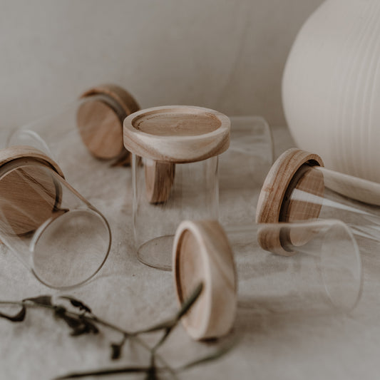 Mini pots de provisions en lot de 6 (UE = 2 Ensembles)