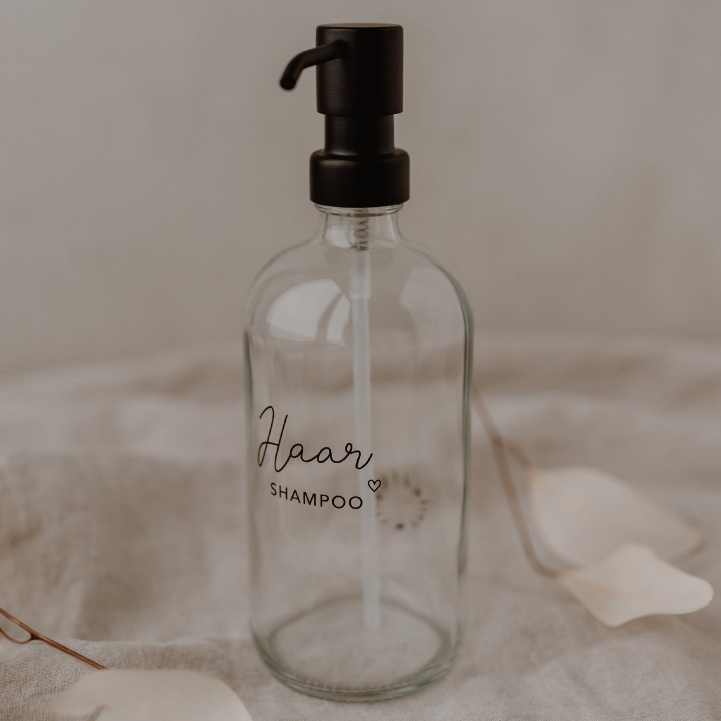 Soap dispenser Haar Shampoo transparent 500ml (PU = 6 pieces)
