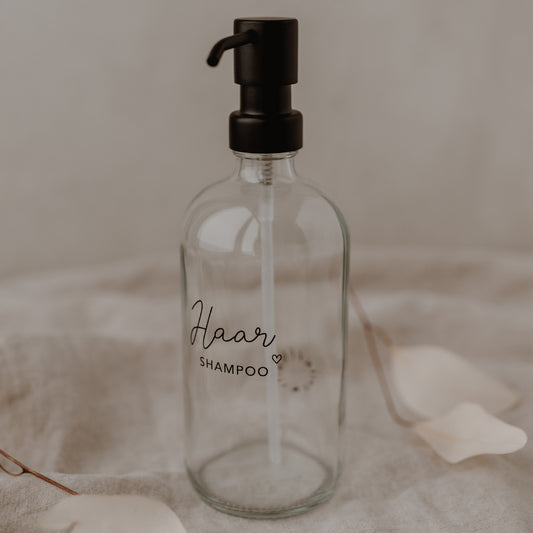 Soap dispenser Haar Shampoo transparent 500ml (PU = 6 pieces)