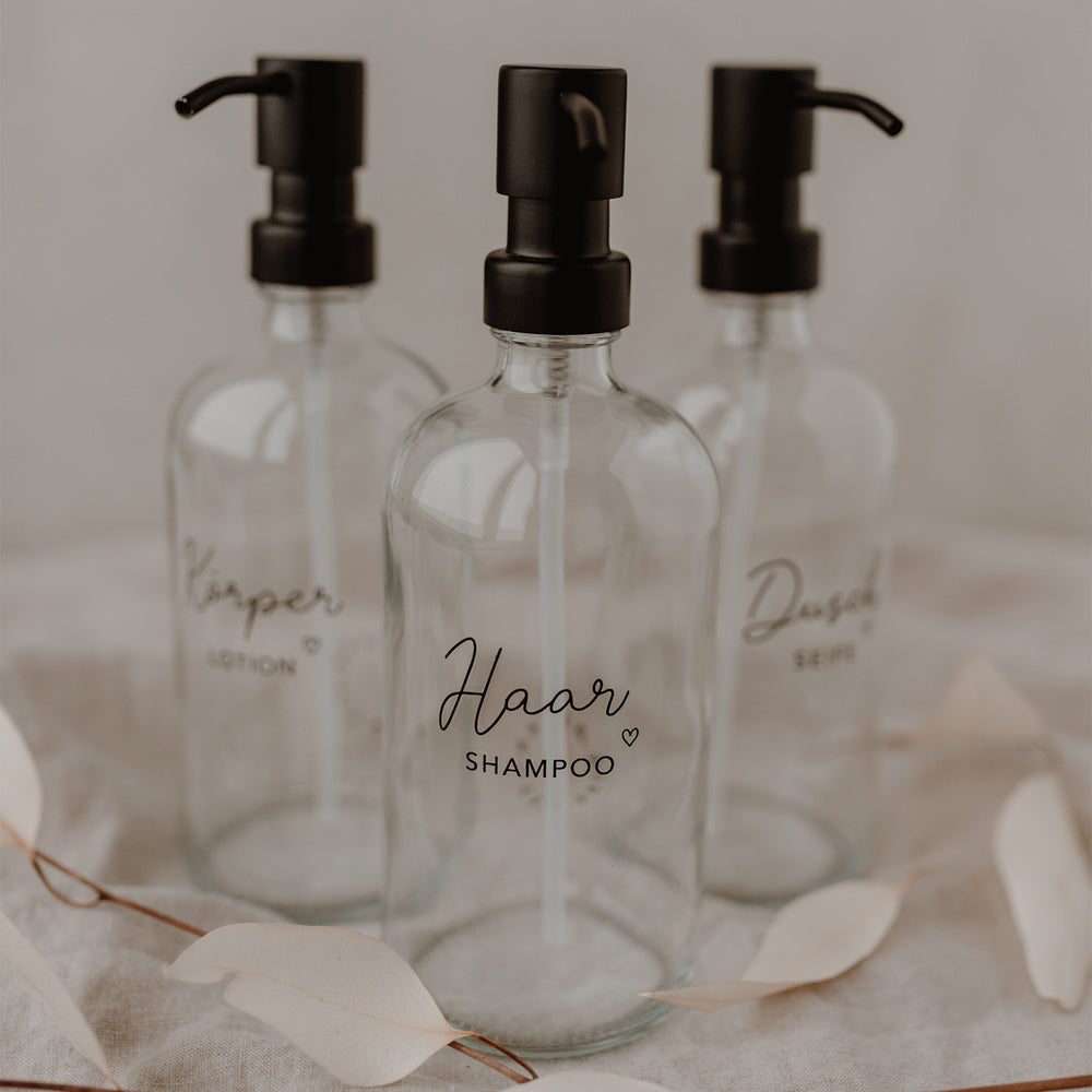 Soap dispenser Haar Shampoo transparent 500ml (PU = 6 pieces)