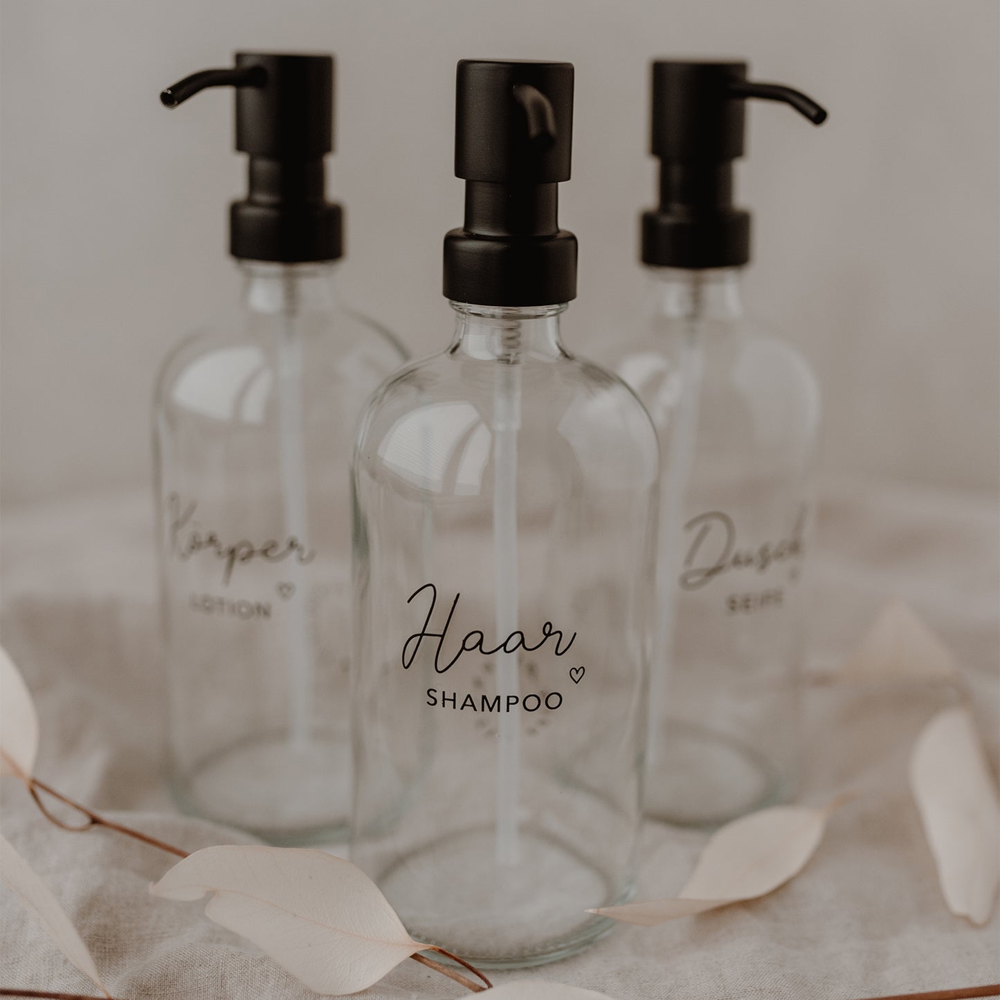 Soap dispenser Haar Shampoo transparent 500ml (PU = 6 pieces)