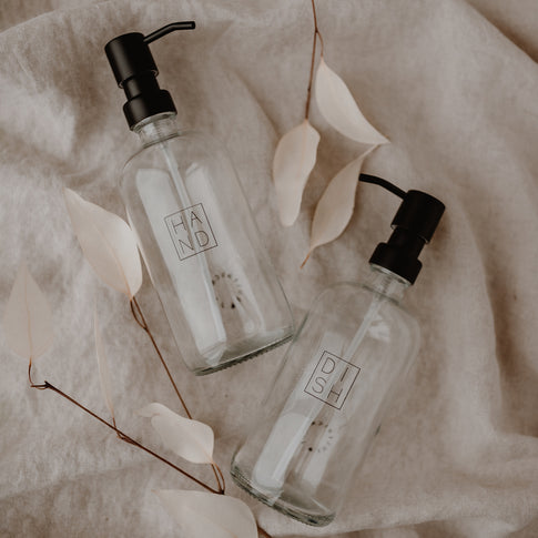 Soap Dispenser hand transparent 500ml (PU = 6 pieces)