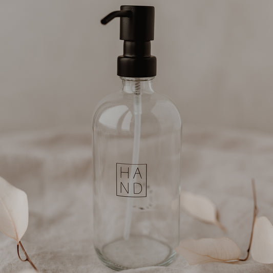 Distributeur de savon Hand transparent 500ml (UE = 6 Pièces)