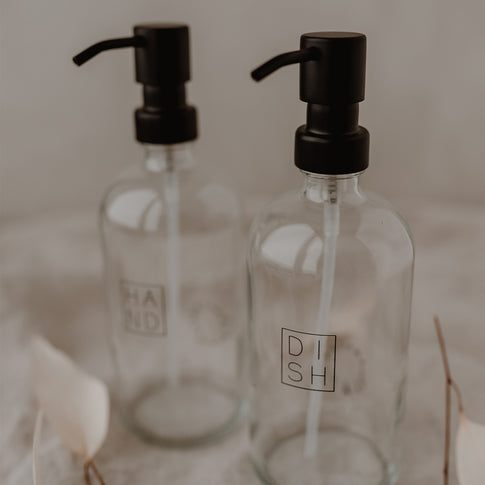 Distributeur de savon Dish transparent 500ml (UE = 6 Pièces)