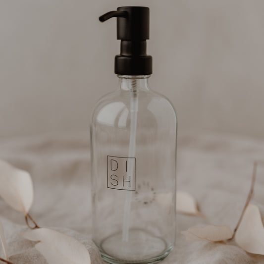 Distributeur de savon Dish transparent 500ml (UE = 6 Pièces)