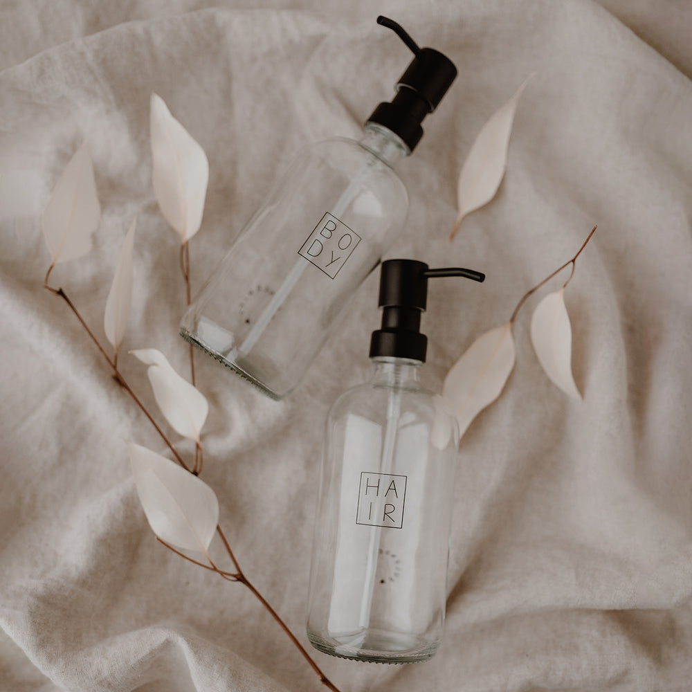 Soap Dispenser Hair transparent 500ml (PU = 6 pieces)