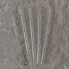 Pailles en verre Pois Noirs 13cm en lot de 4 (UE = 10 Ensembles)