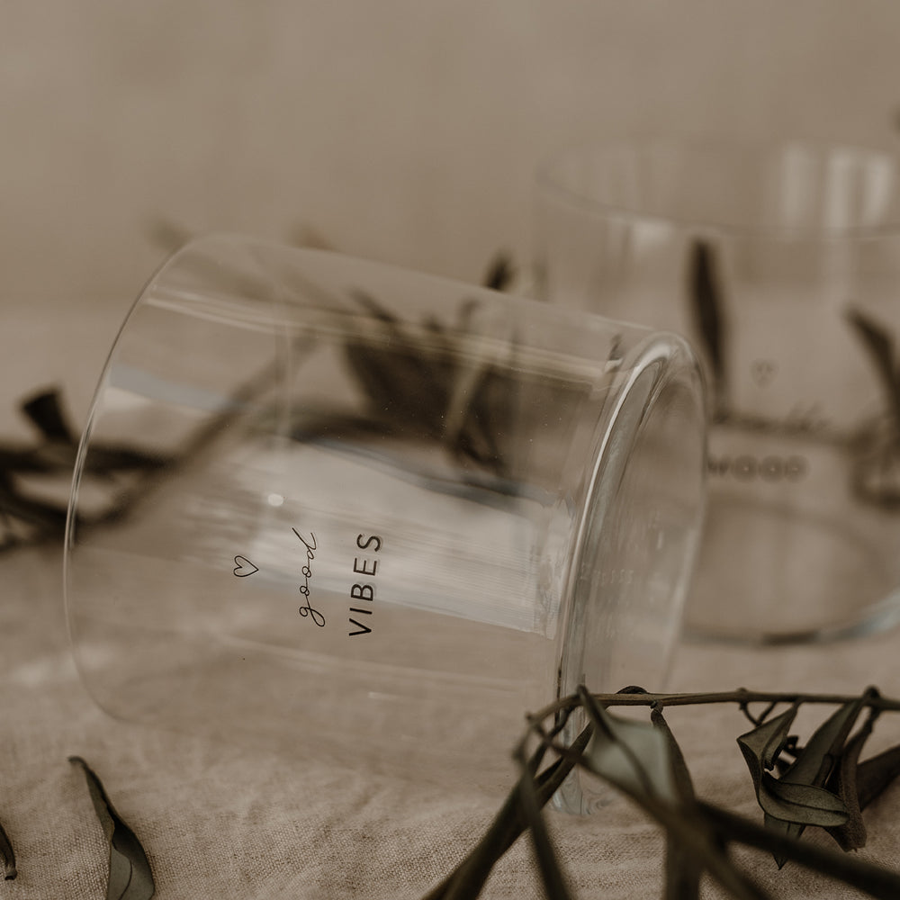 Mood drinking glass in a set of 2 (PU = 4 sets)