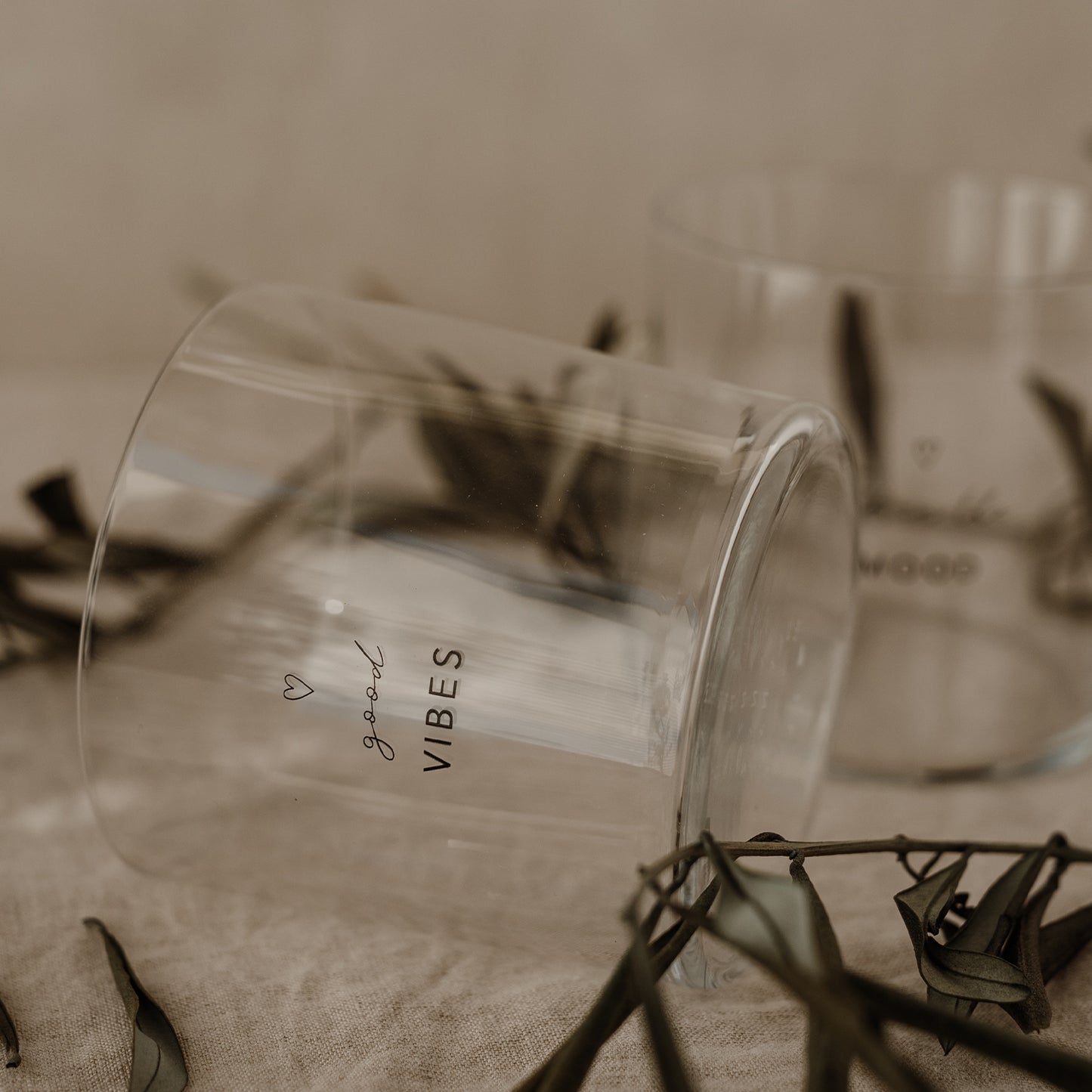 Mood drinking glass in a set of 2 (PU = 4 sets)