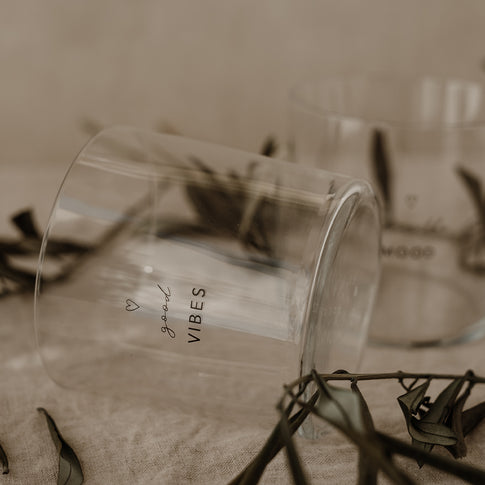 Mood drinking glass in a set of 2 (PU = 4 sets)