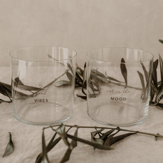 Verre à eau Mood noir en lot de 2 (UE = 4 Ensembles)