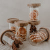 Mini Christmas Storage Jars in a Set of 6 (PU = 2 sets)