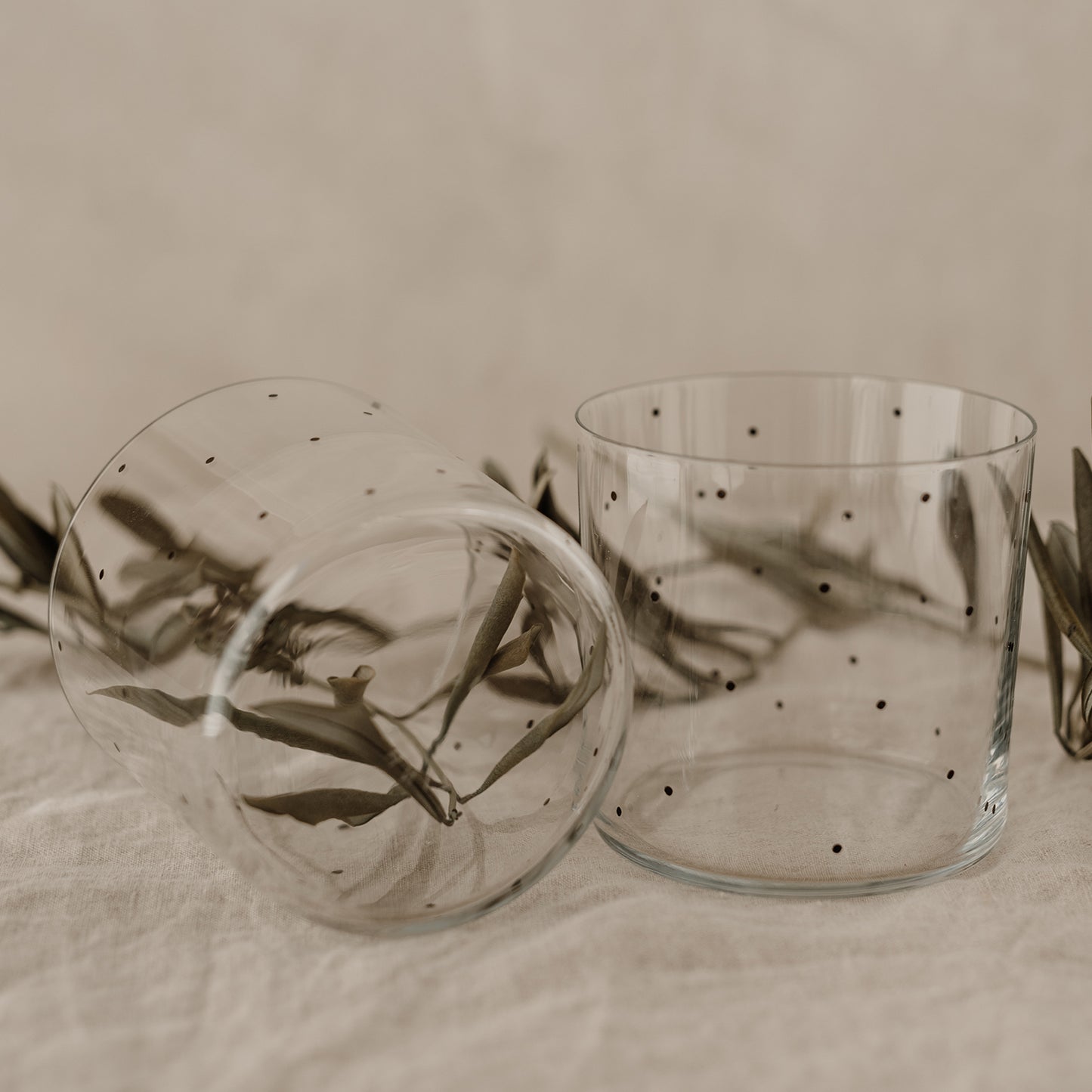 Trinkglas im 2er Set Punkte (VE = 4 Sets)