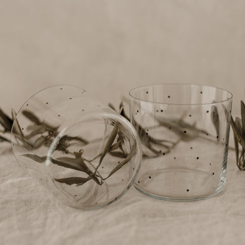 Trinkglas im 2er Set Punkte (VE = 4 Sets)