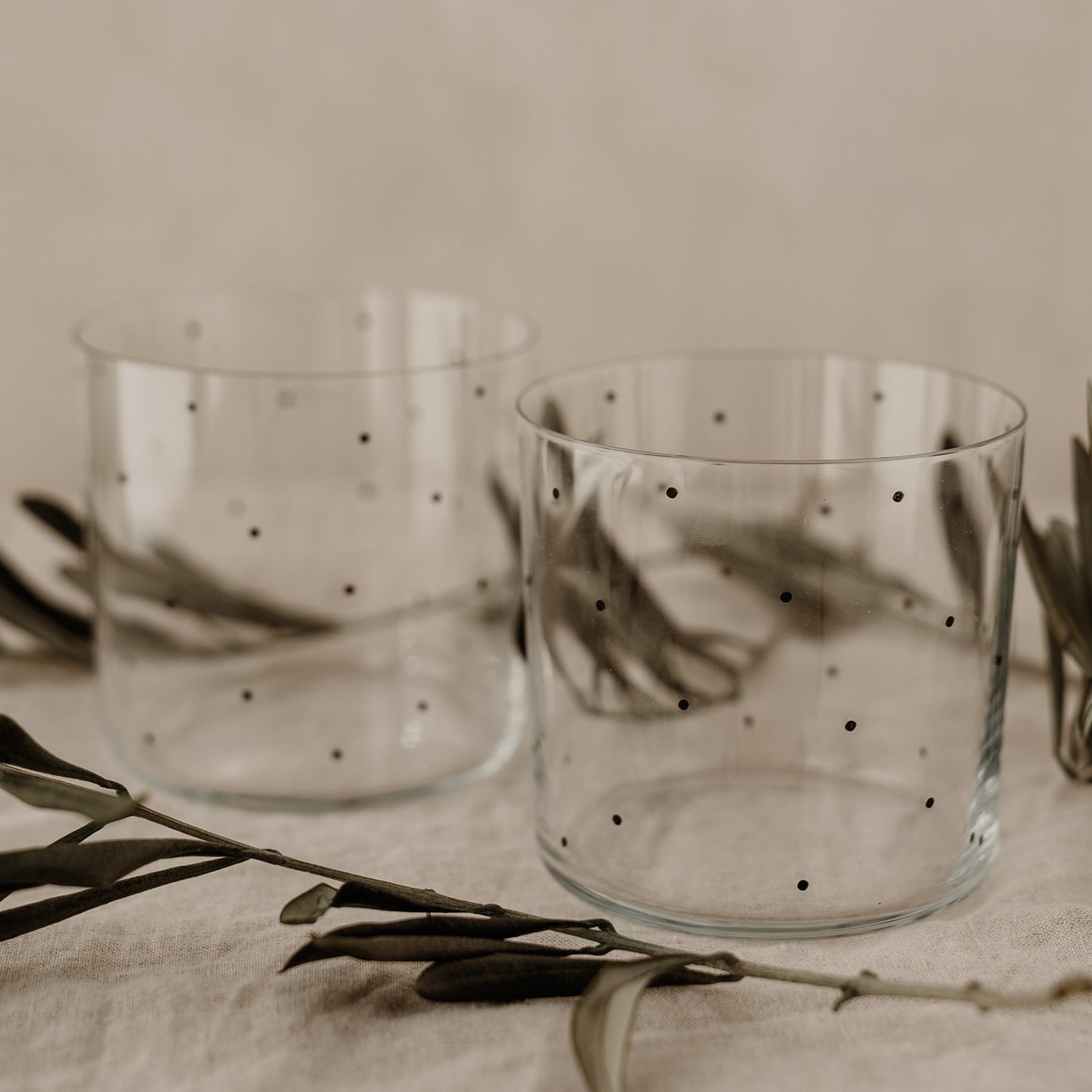 Trinkglas im 2er Set Punkte (VE = 4 Sets)