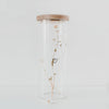 Storage jar heart black 25cm (PU = 4 pieces)