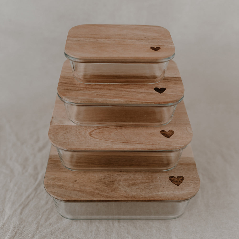 Storage container heart 10.5 x 14.5 cm (PU = 4 pieces)