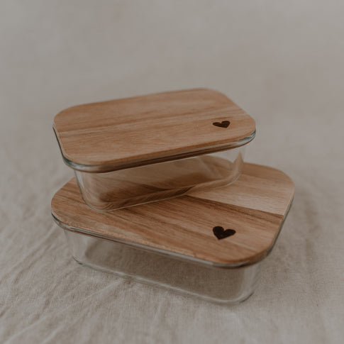 Storage container heart 10.5 x 14.5 cm (PU = 4 pieces)