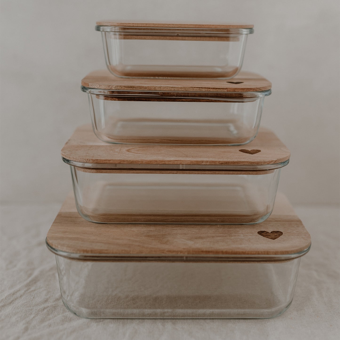 Vorratsbehälter Herz 14,5 x 20 cm (VE = 4 Stk)