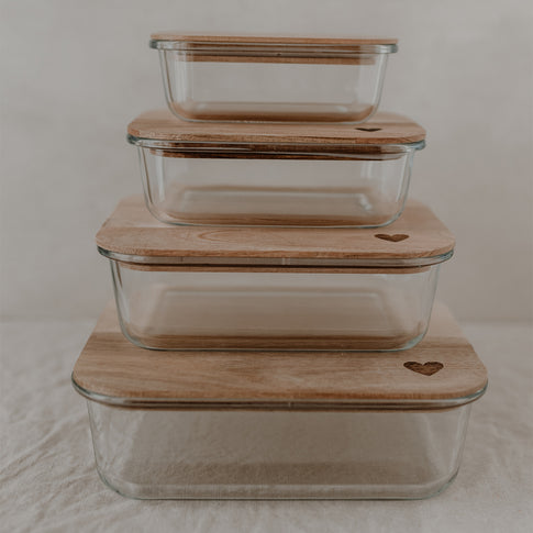 Vorratsbehälter Herz 14,5 x 20 cm (VE = 4 Stk)