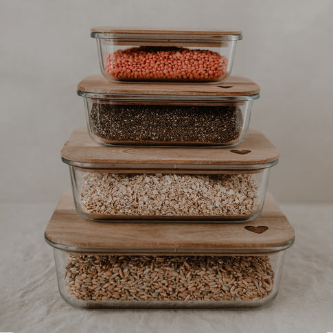 Vorratsbehälter Herz 14,5 x 20 cm (VE = 4 Stk)