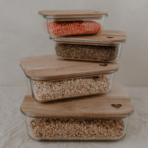 Vorratsbehälter Herz 14,5 x 20 cm (VE = 4 Stk)