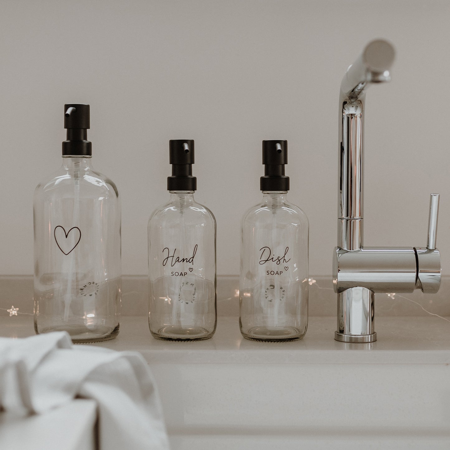 Seifenspender Handsoap transparent 500ml (VE = 6 Stk)