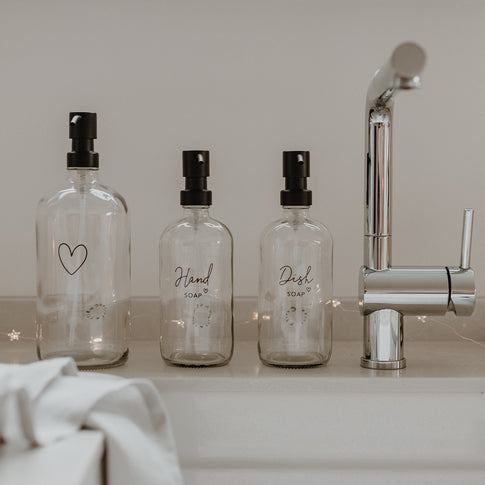 Seifenspender Handsoap transparent 500ml (VE = 6 Stk)