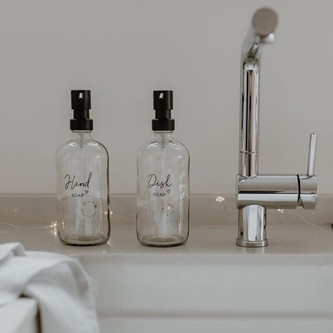 Seifenspender Handsoap transparent 500ml (VE = 6 Stk)