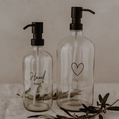 Seifenspender Handsoap transparent 500ml (VE = 6 Stk)