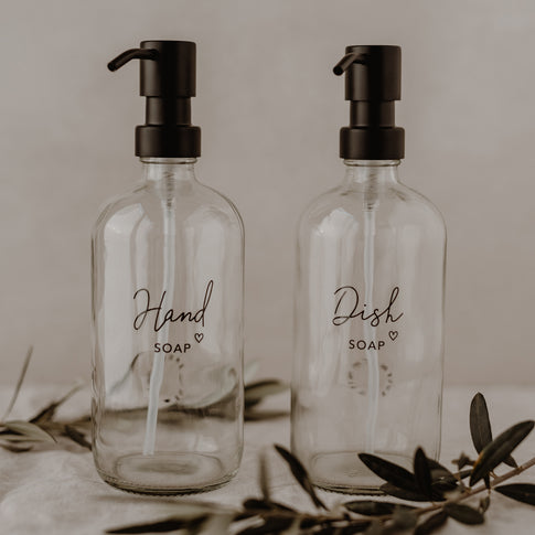 Seifenspender Handsoap transparent 500ml (VE = 6 Stk)