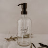 Seifenspender Handsoap transparent 500ml (VE = 6 Stk)