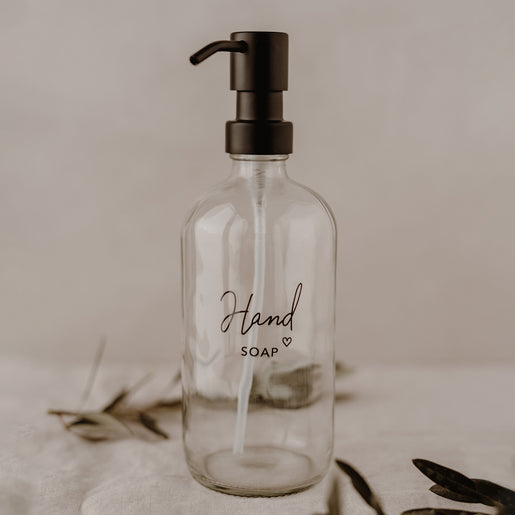 Soap Dispenser Handsoap transparent 500ml (PU = 6 pieces)