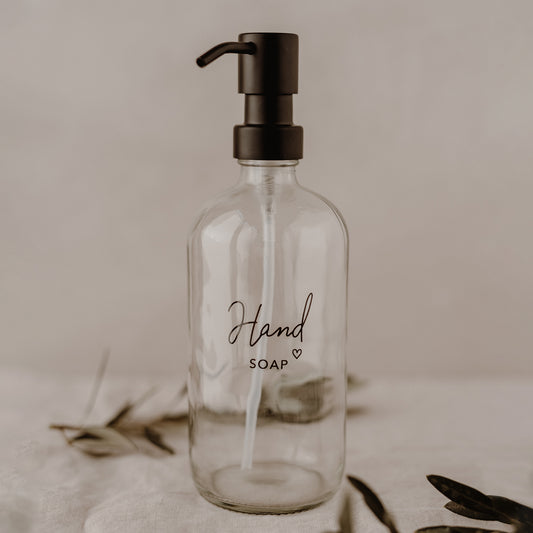 Distributeur de savon Handsoap transparent 500ml (UE = 6 Pièces)