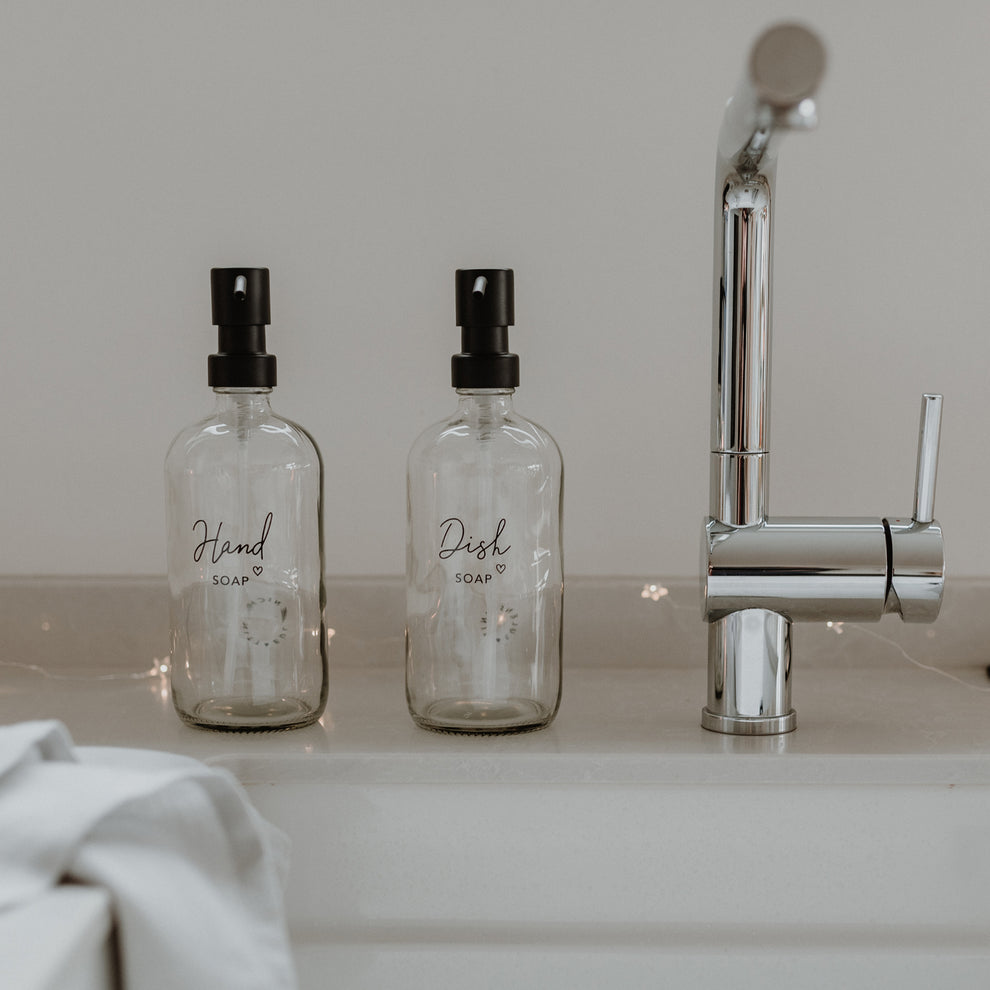 Distributeur de savon Dishsoap transparent 500ml (UE = 6 Pièces)
