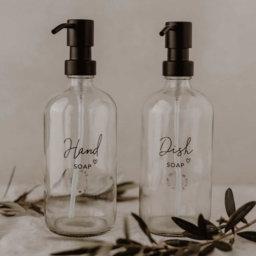 Distributeur de savon Dishsoap transparent 500ml (UE = 6 Pièces)