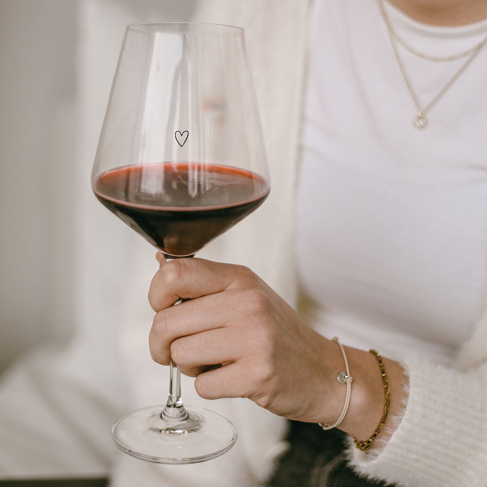 Wine glass 490ml heart (PU = 4 pieces)
